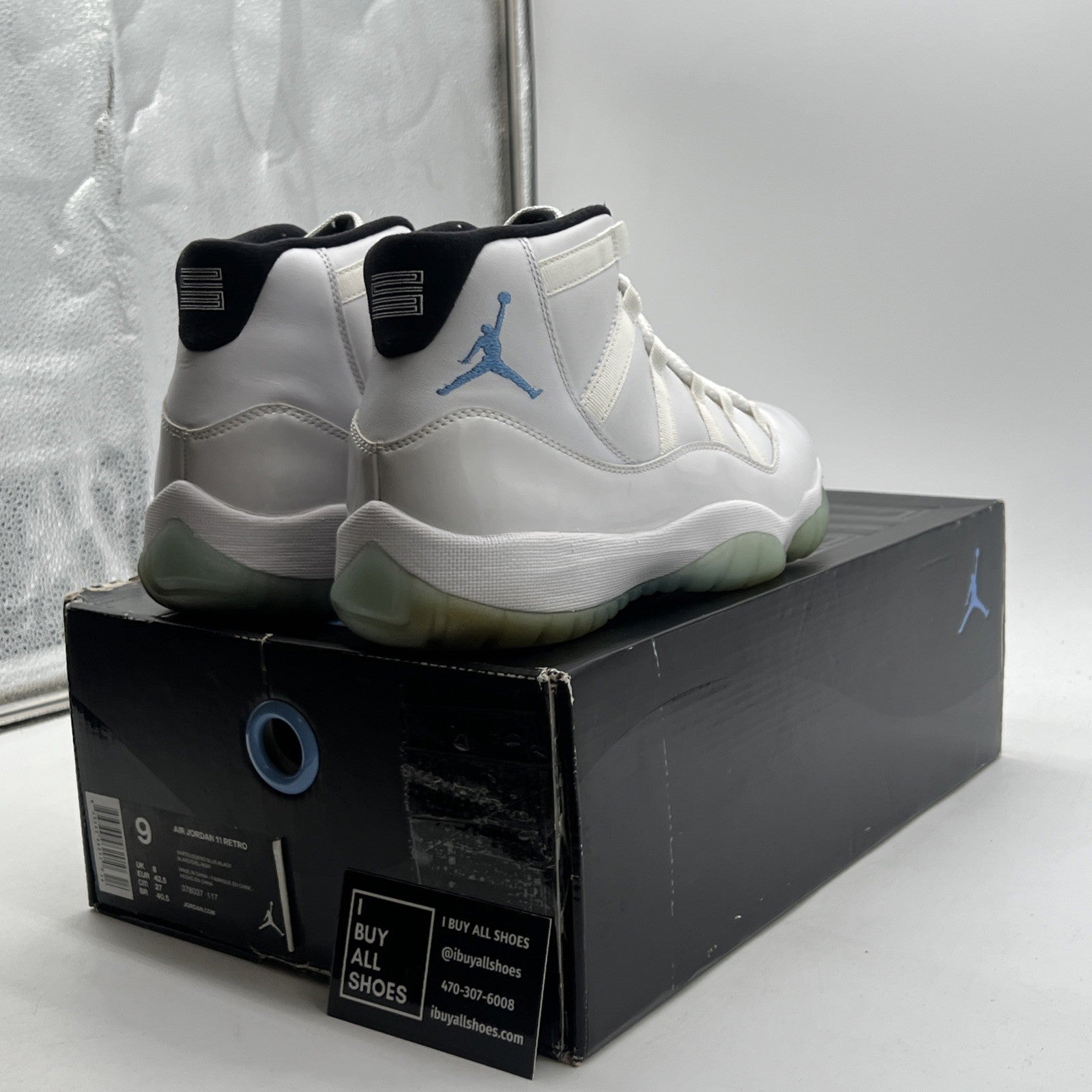 Size 9 - Air Jordan 11 Retro High Legend Blue (378037-117)
