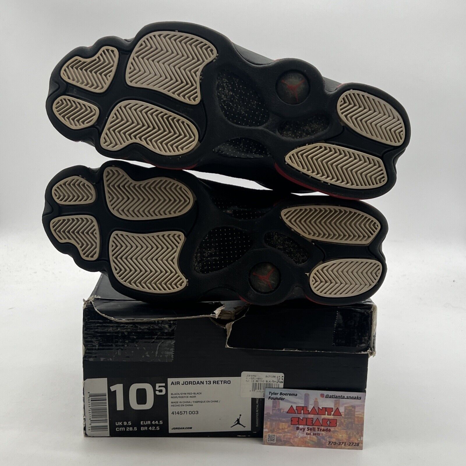Size 10.5 - Air Jordan 13 Retro Dirty Bred (414571-003)