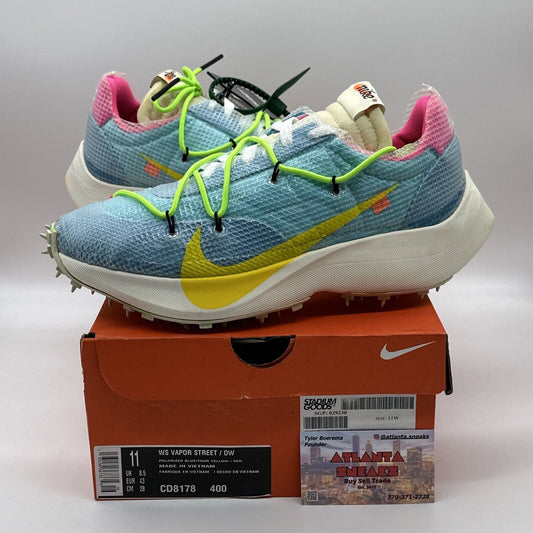 Size 11 - Nike Vapor Street Polarized Blue 2019 Ds 9.5 Men’s Yellow Pink Comfy