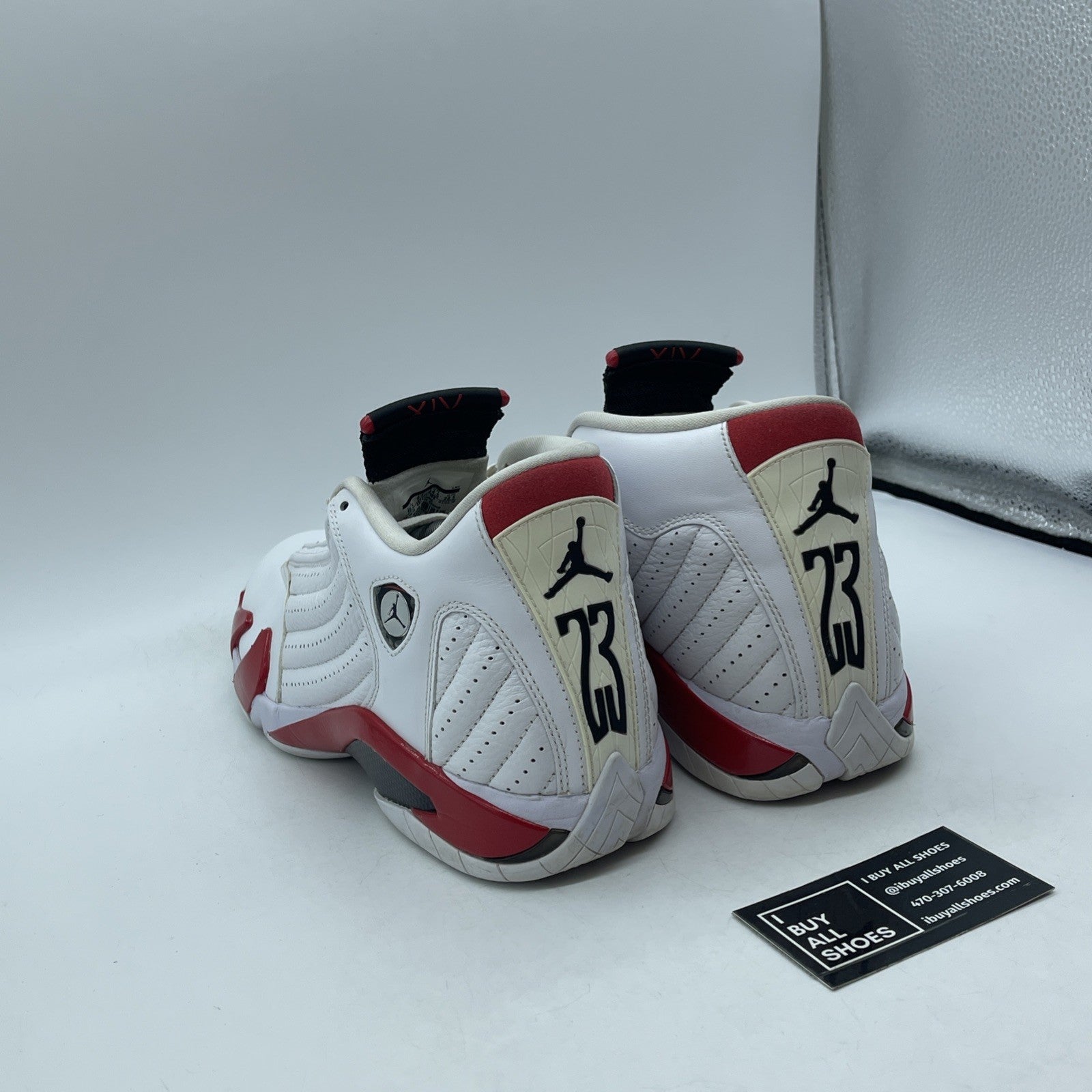 Size 10.5 - Air Jordan 14 Retro 2019 Candy Cane Red White Suede (487471-100)