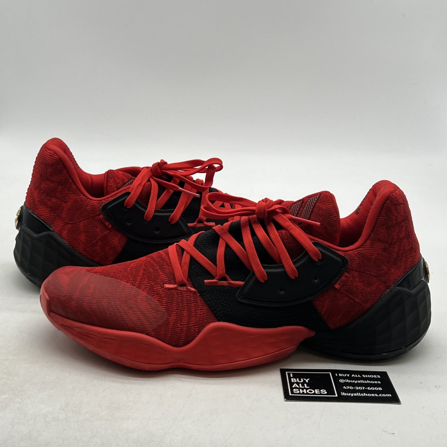 Size 14 - adidas Harden Vol. 4 Power Red (EF0999)