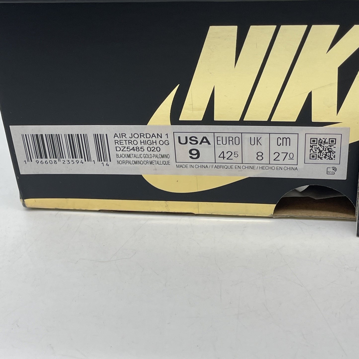 Size 9 - Air Jordan 1 Retro OG High Palomino (DZ5485-020)