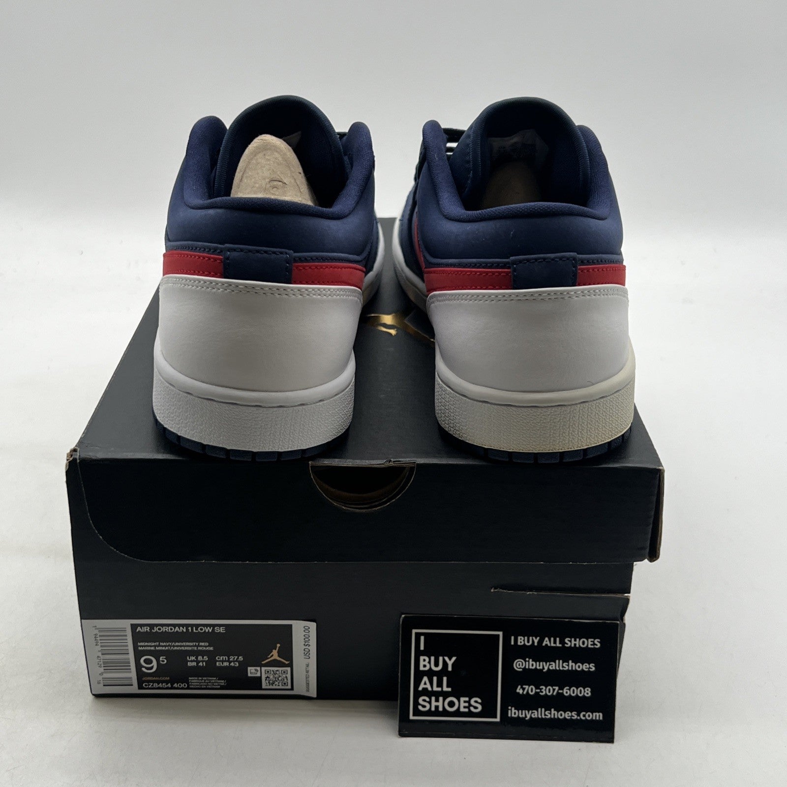 Size 9.5 - Air Jordan 1 Low USA - CZ8454-400