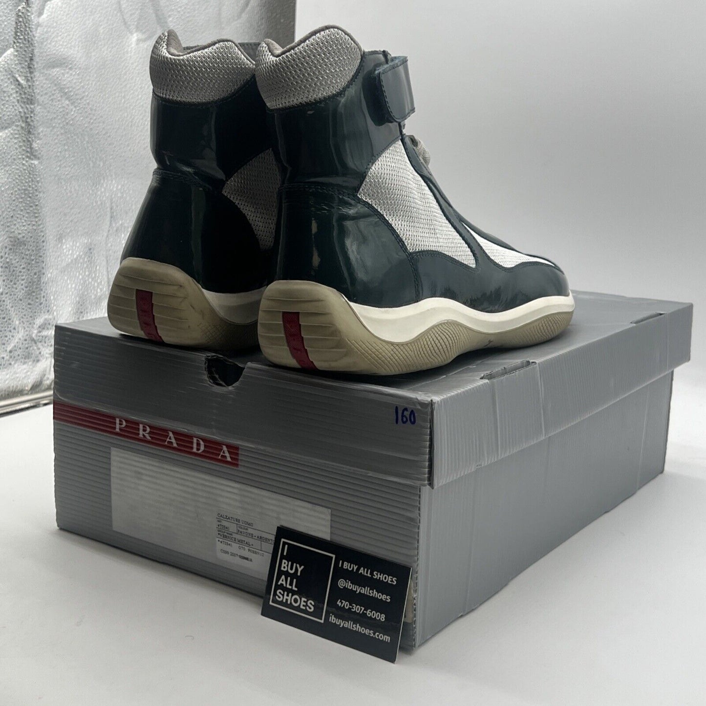Size 10.5 Prada - Prada Men’s americas cup sneakers