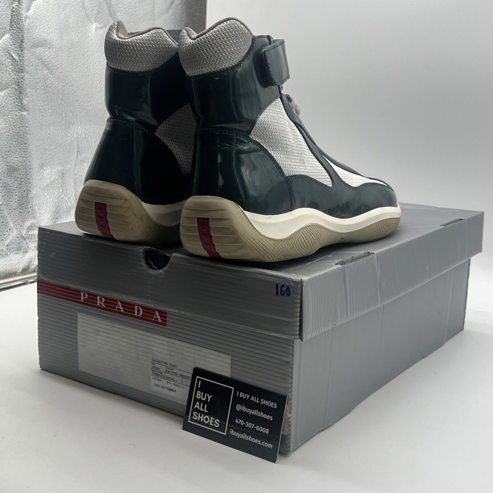 Size 10.5 Prada - Prada Men’s americas cup sneakers
