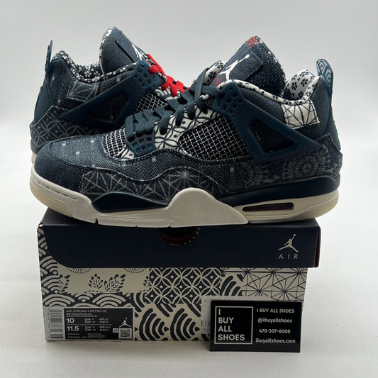 Size 10 - Air Jordan 4 Retro SE Sashiko (CW0898-400)