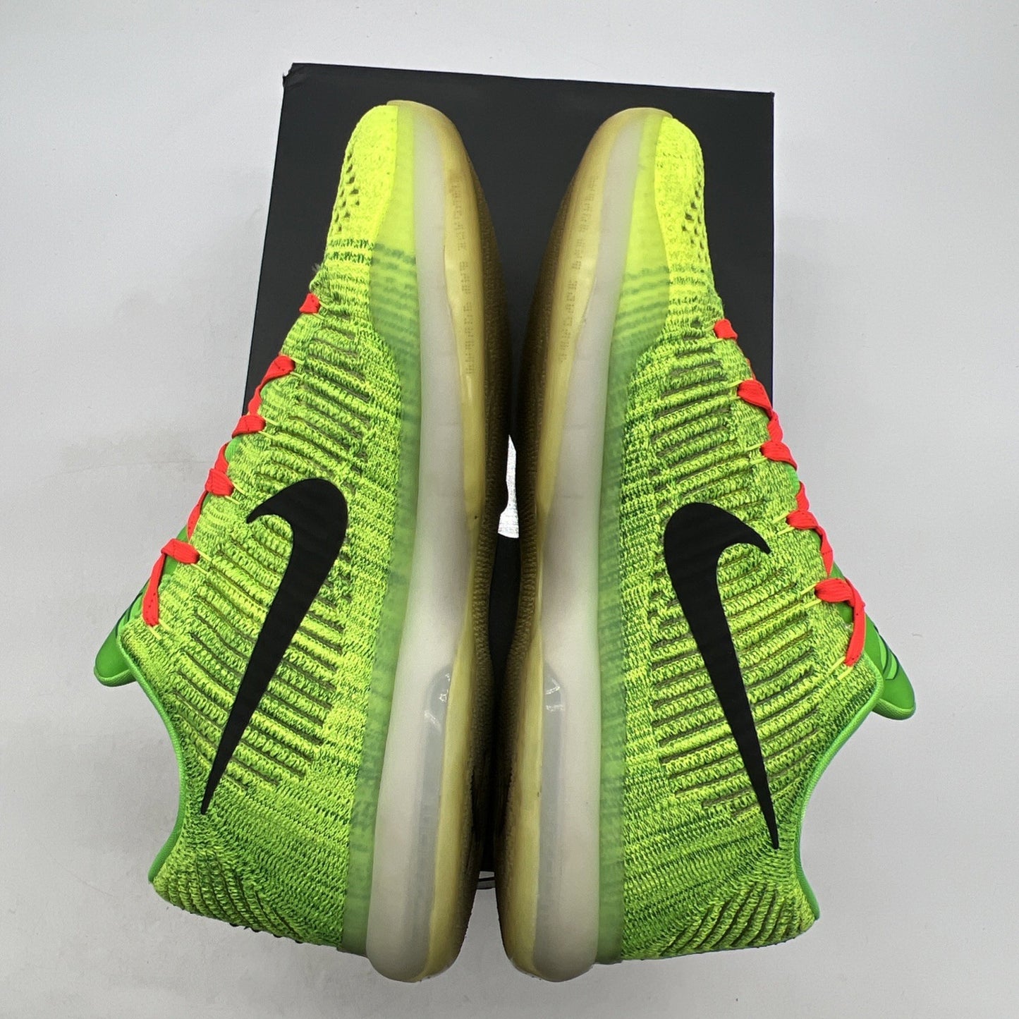 Size 12 - NIKE KOBE X 10 ELITE LOW ID "GRINCH" XMAS (802817-901)