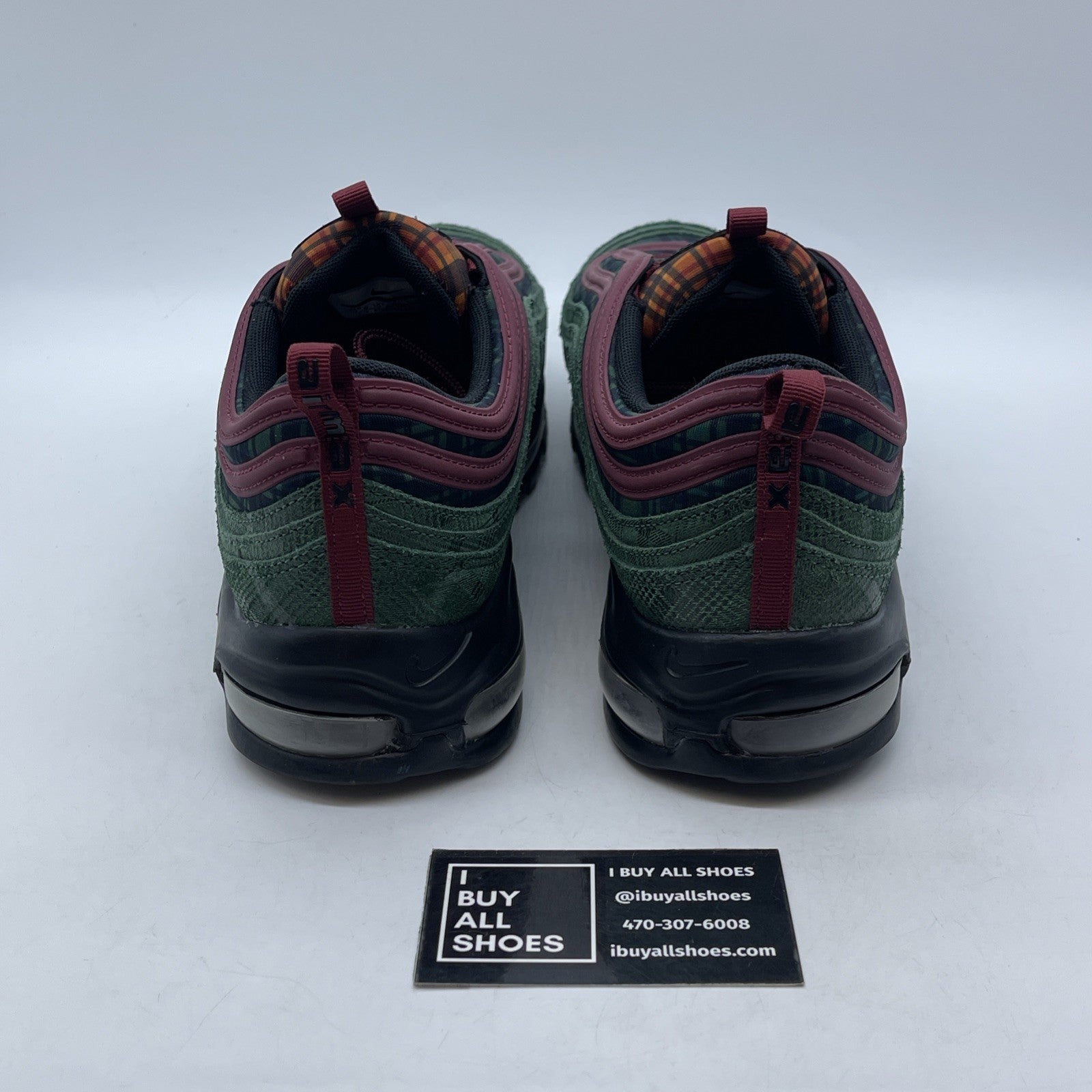 Size 11.5 - Nike Air Max 97 NRG Jacket Pack Green Black Suede (AT6145-600)