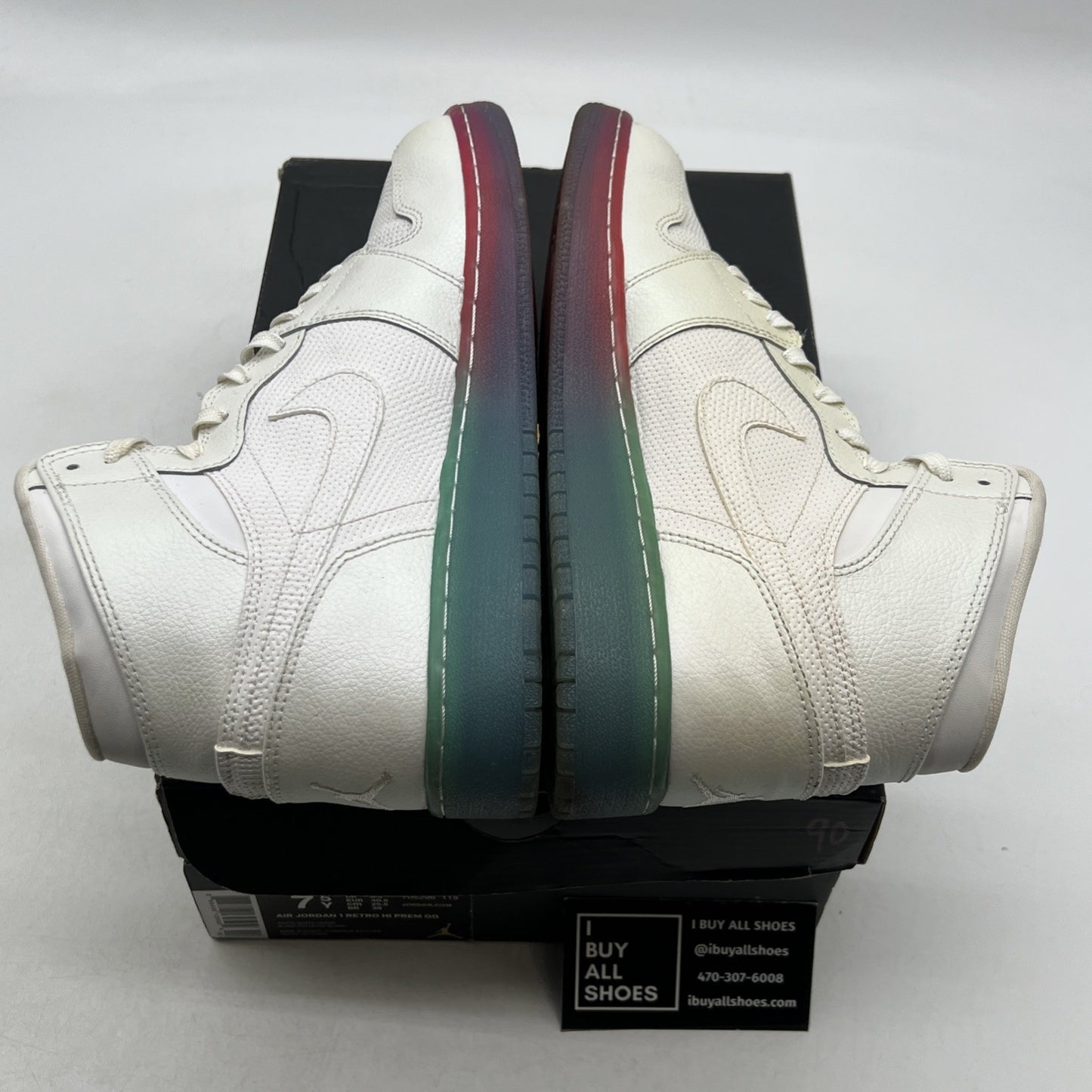 Size 7.5 - Nike Air Jordan 1 High Gradient Sole (705296-119)