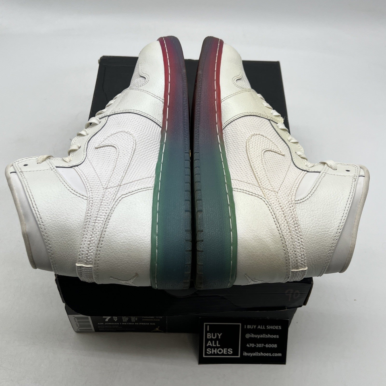 Size 7.5 - Nike Air Jordan 1 High Gradient Sole (705296-119)