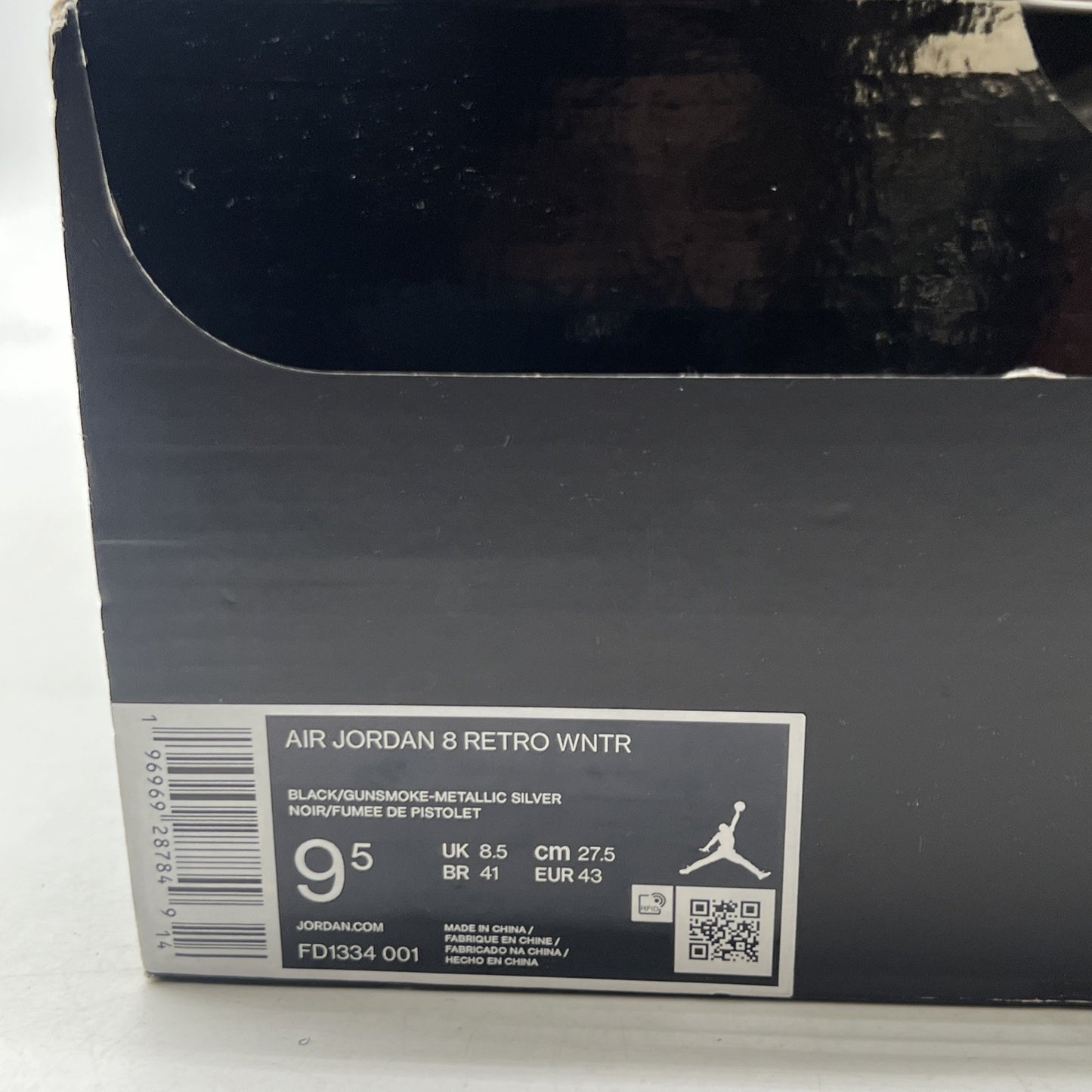Size 9.5 - Air Jordan 8 Retro Winterized Gunsmoke (FD1334-001)