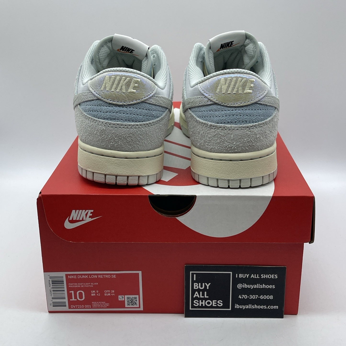 Size 10 - Nike Dunk SE Low Gone Fishing - Chinook Salmon Grey (DV7210-001)