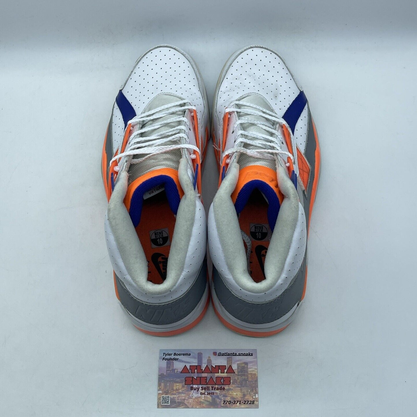 Size 10 - Nike Air Trainer SC Bo Jackson Orange Gray Blue Leather (302346-106)