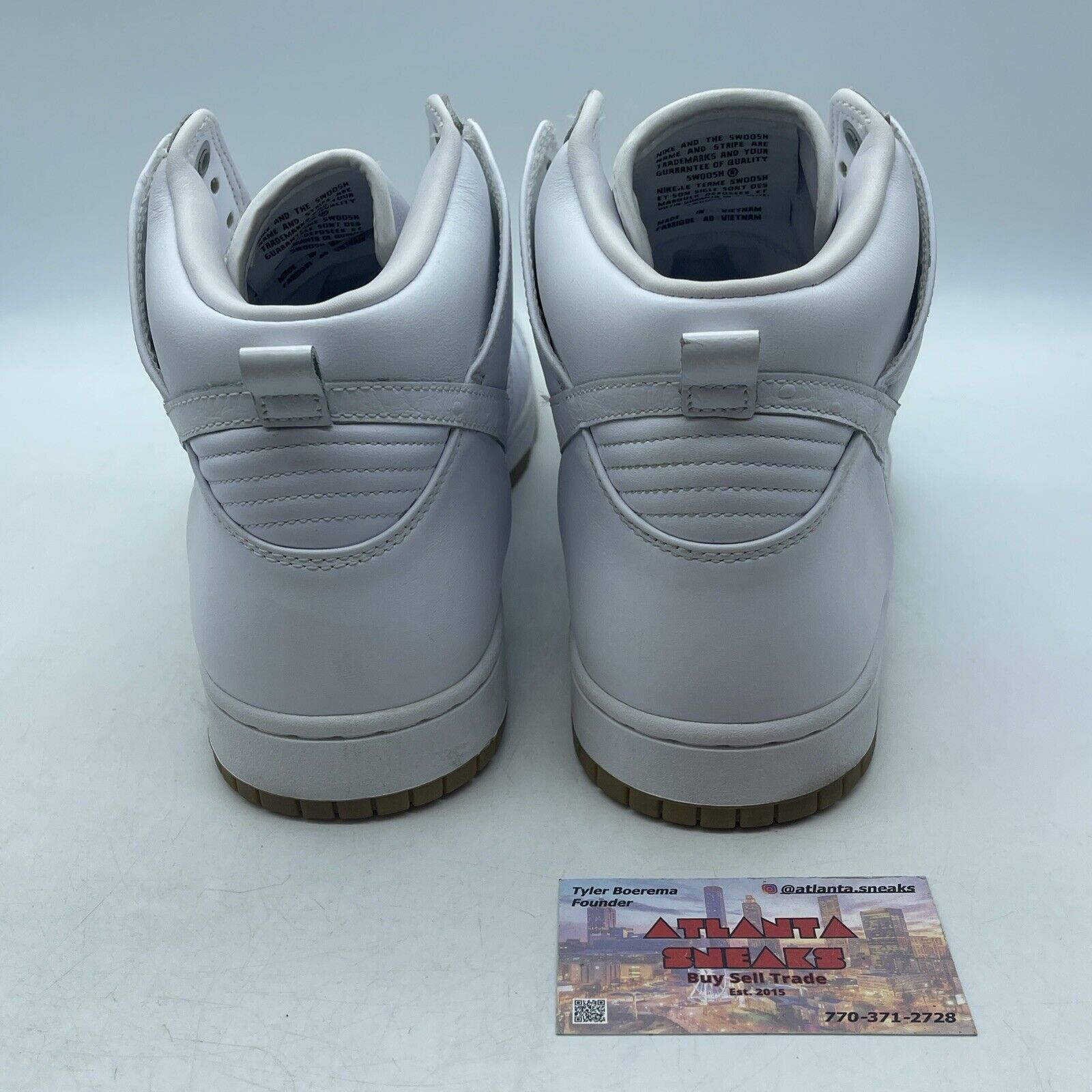 Size 13 - Nike Dunk Comfort Premium QS White Pack Brown Leather (716714-101)