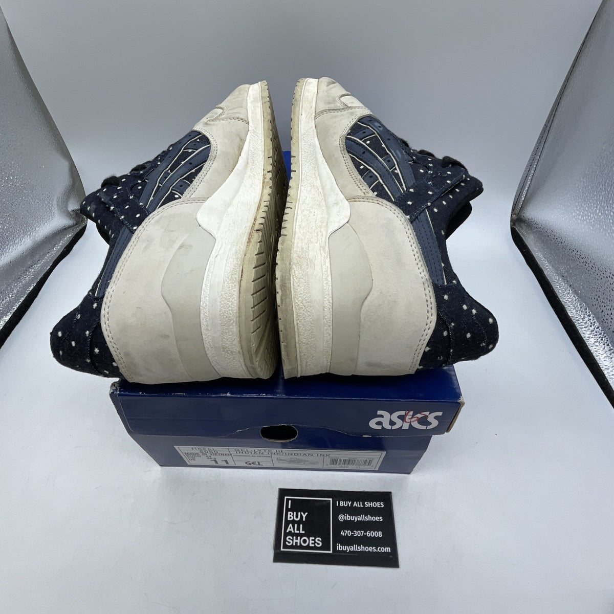 Size 11 - Asics Gel-Lyte III Japanese Denim Indian (H625L5050)