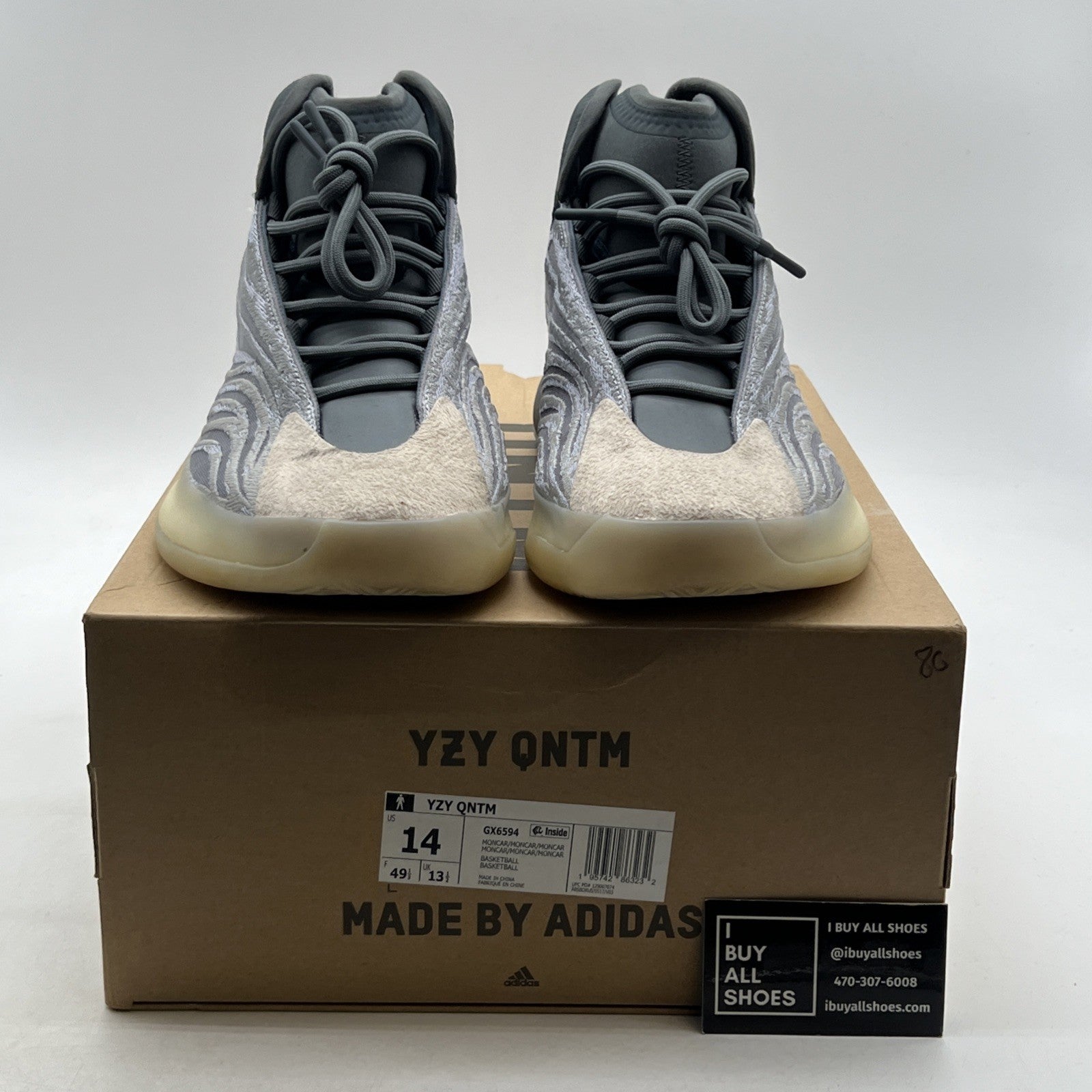 Size 14 - adidas Yeezy Quantum Mono Carbon (GX6594)