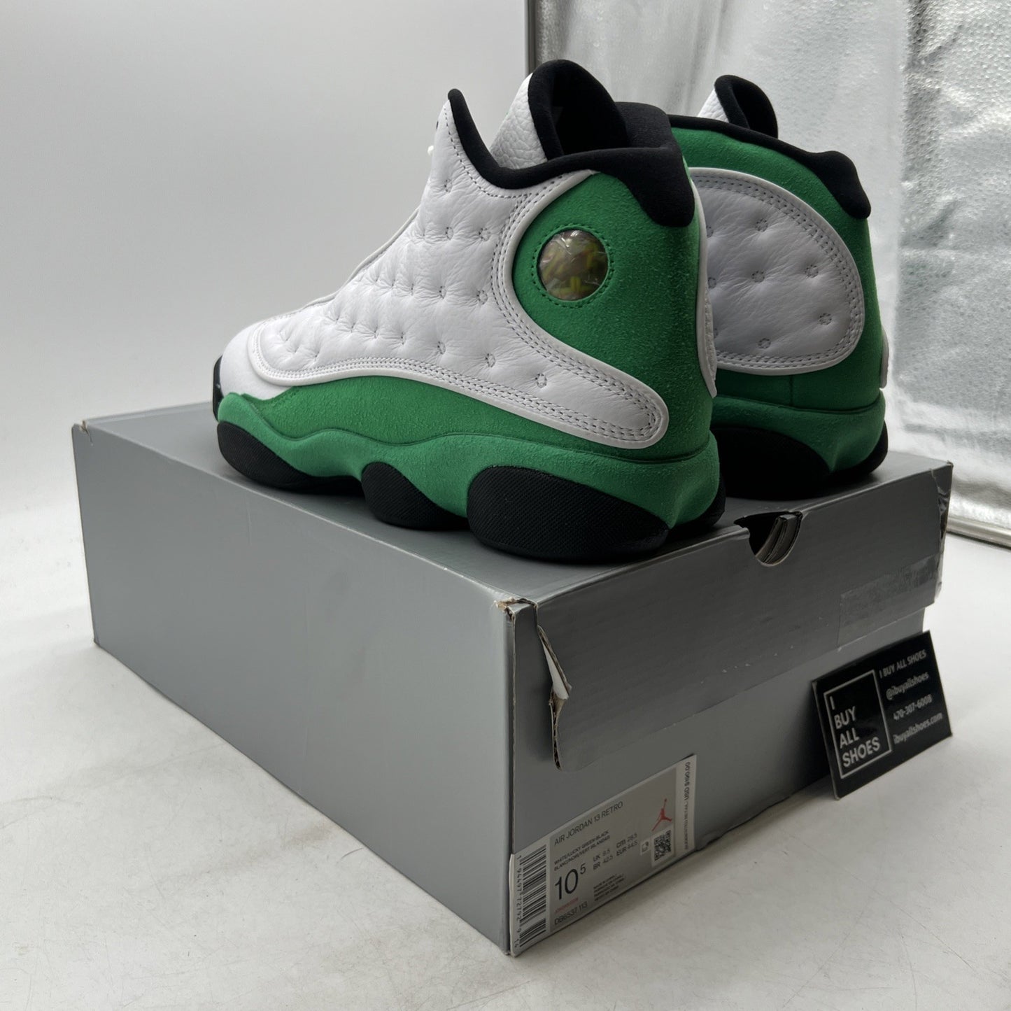 Size 10.5 - Air Jordan 13 Retro Lucky Green 2020 - (DB6537-113)