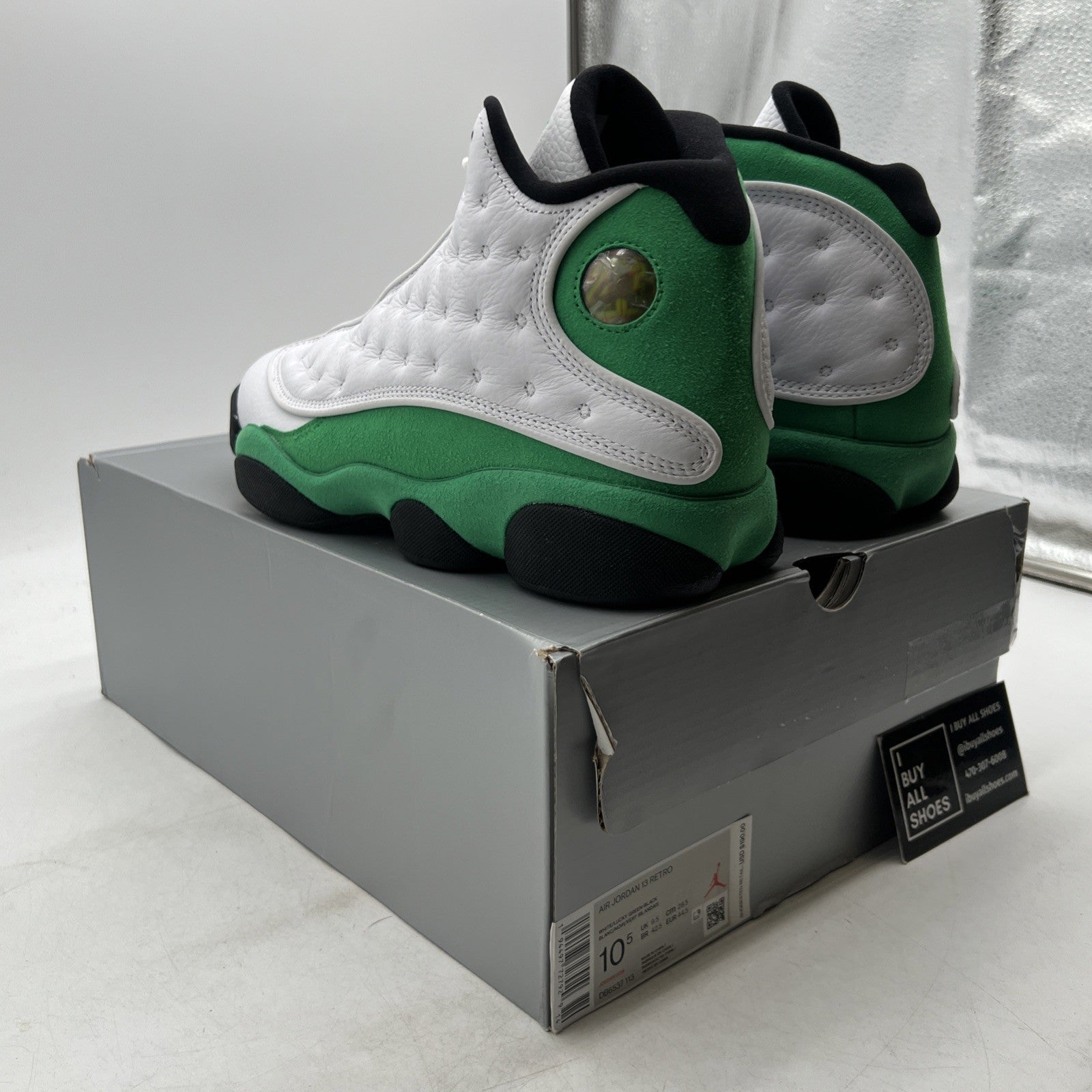 Size 10.5 - Air Jordan 13 Retro Lucky Green 2020 - (DB6537-113)