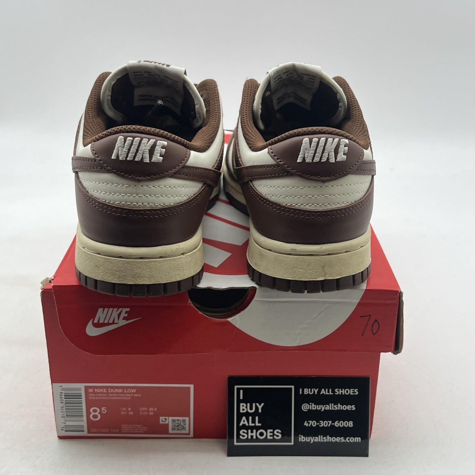 Size 8.5 - Nike Dunk Low Cacao Wow W (DD1503-124)