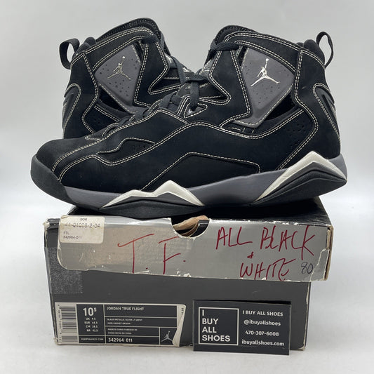 Size 10.5 - Air Jordan True Flight Black (342964-011)