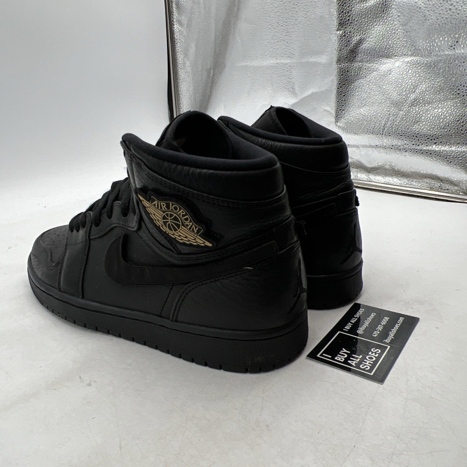 Size 9.5 - Air Jordan 1 Retro 2017 High BHM (908656-001)