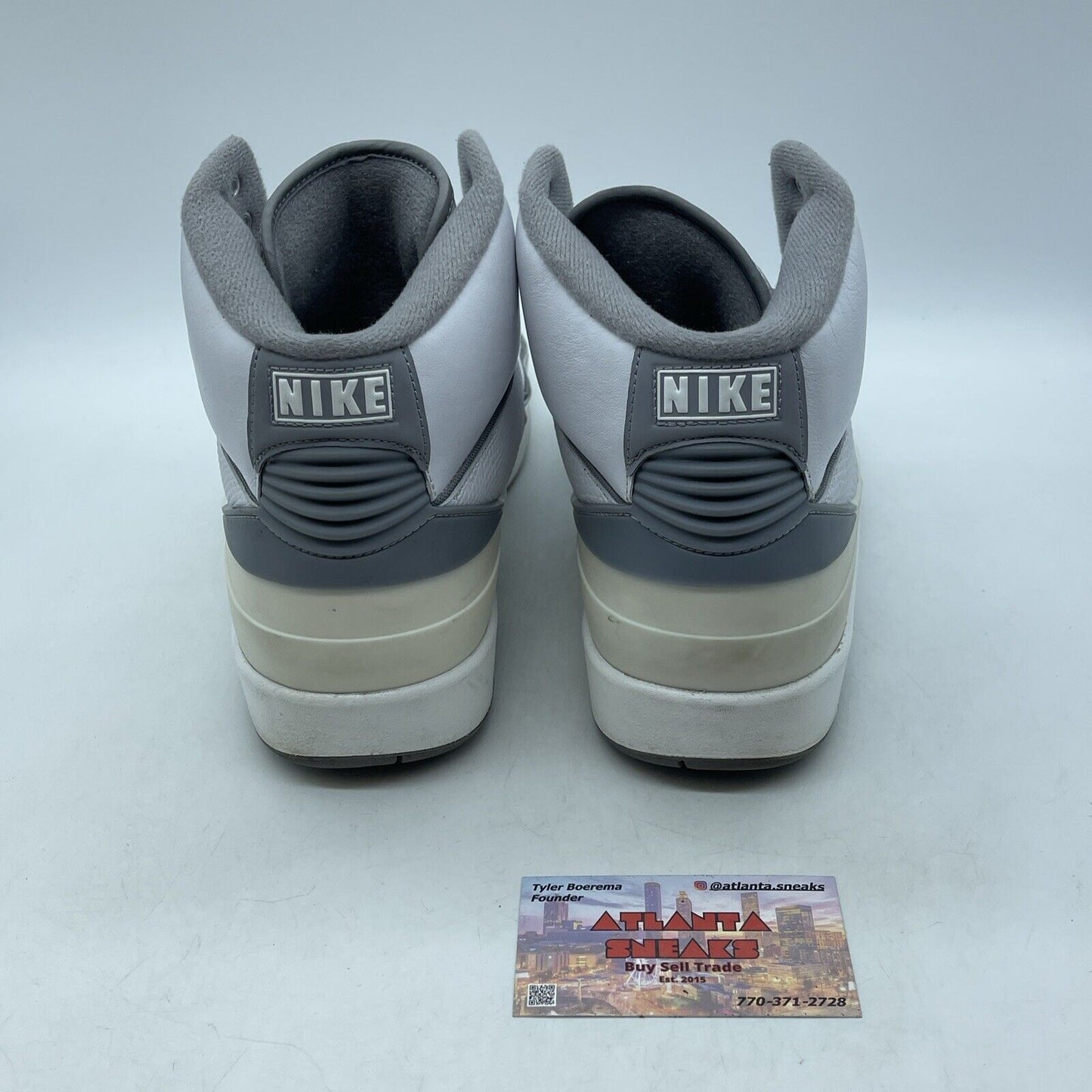 Size 12 - Air Jordan 2 Retro White Cement Grey Leather (DR8884-100)