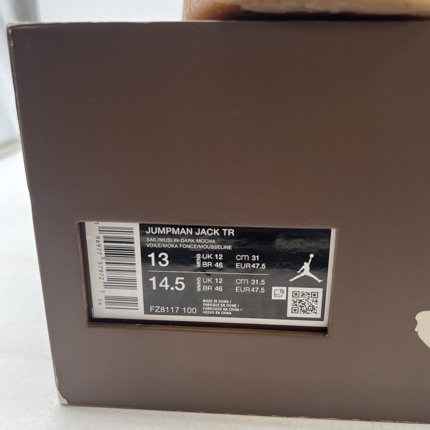 Size 13 - Travis Scott x Jordan Jumpman Jack TR Sail (FZ8117-100)