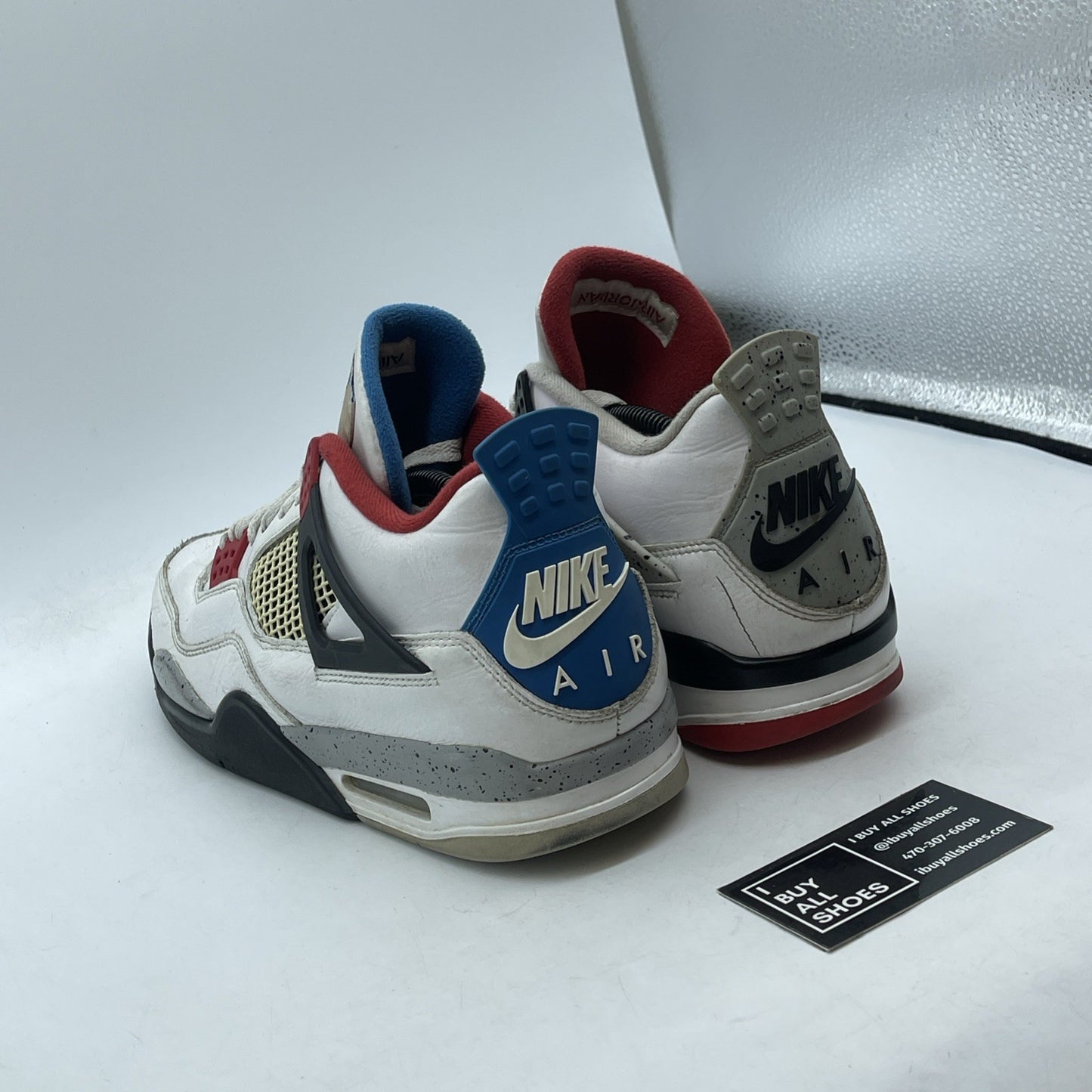 Size 10.5 - Jordan 4 Retro SE Mid What The 4 White Black Leather (CI1184-146)