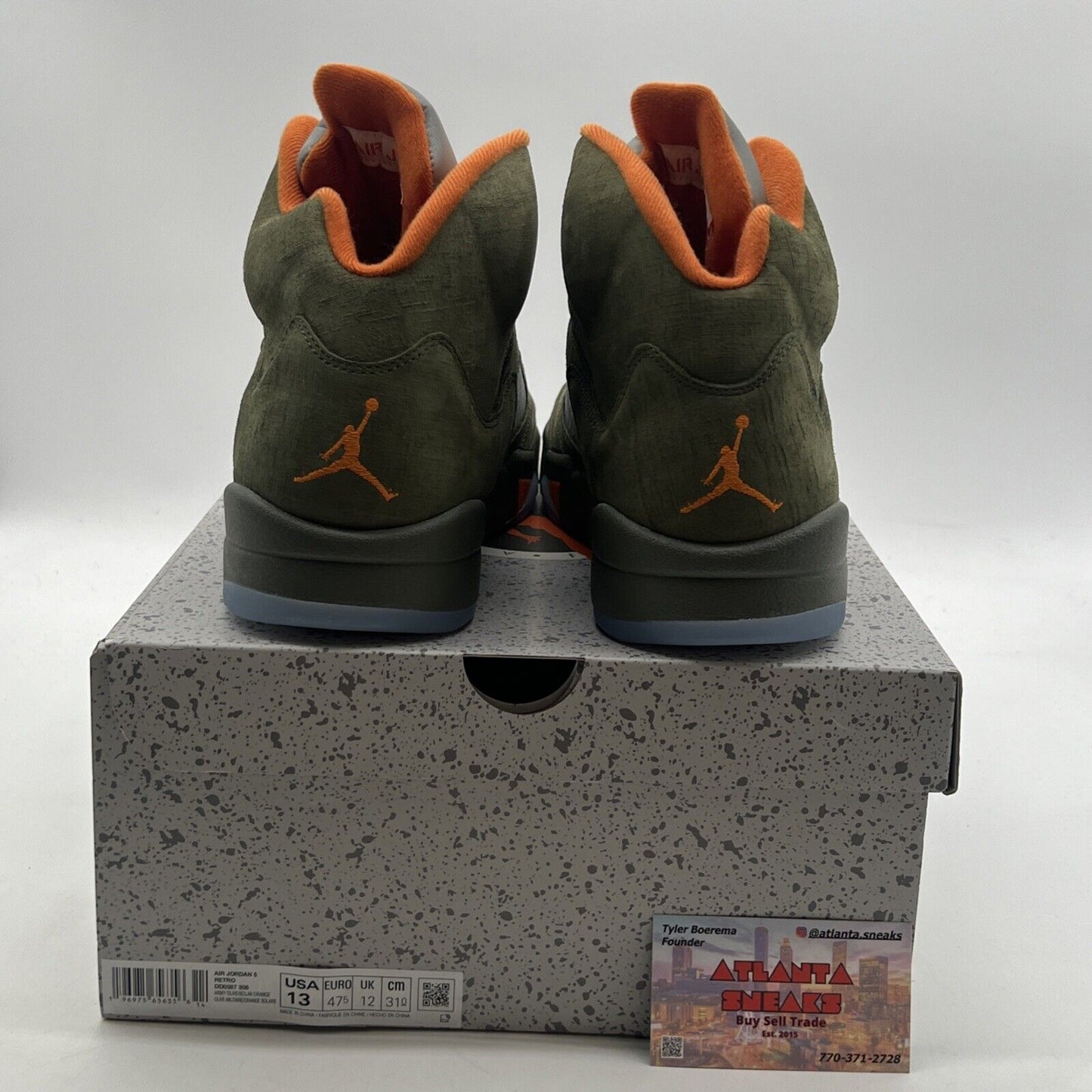 Size 13 - Air Jordan 5 Retro 2024 Olive (DD0587-308)