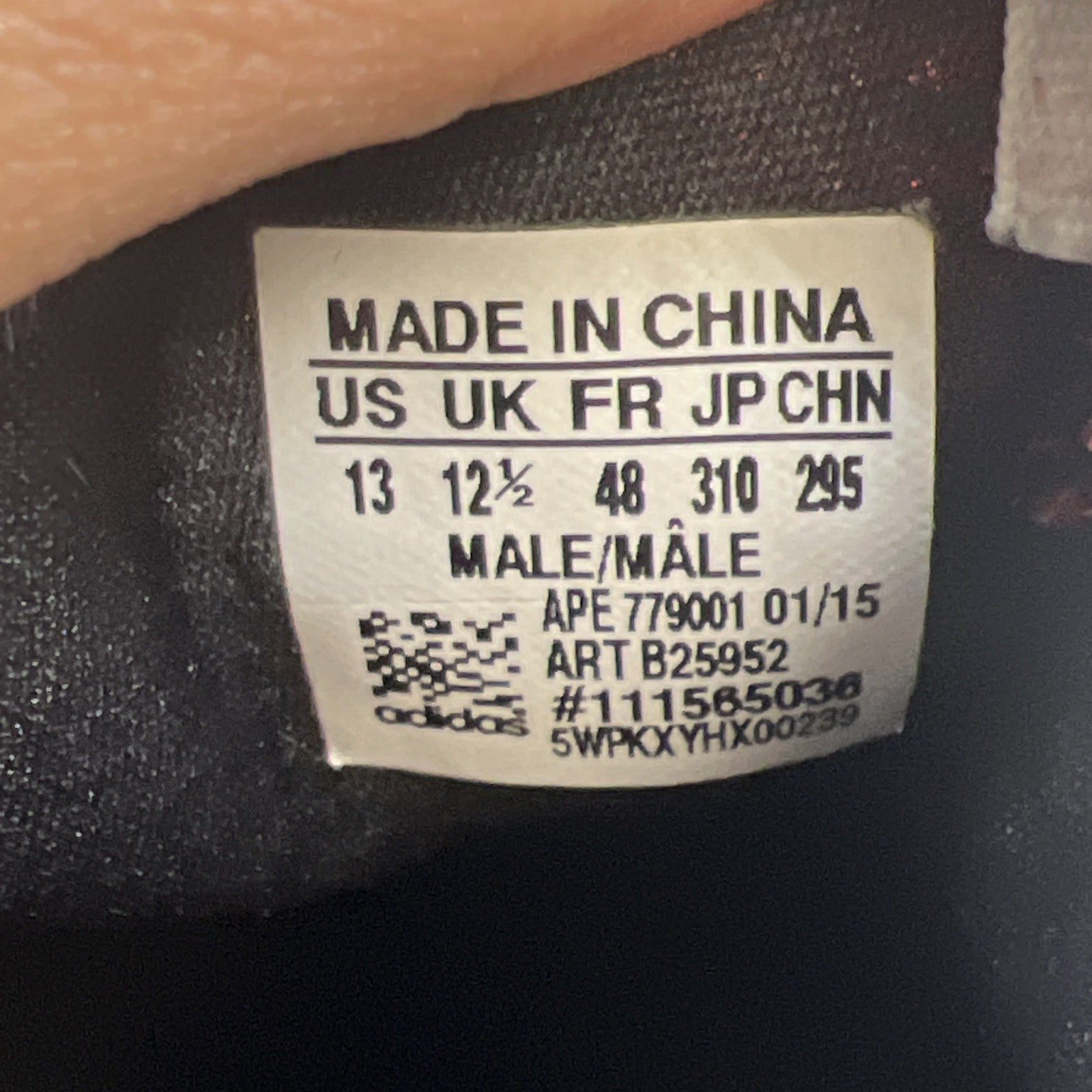 Size 13 - Adidas Tubular Runner Red Black (B25952)
