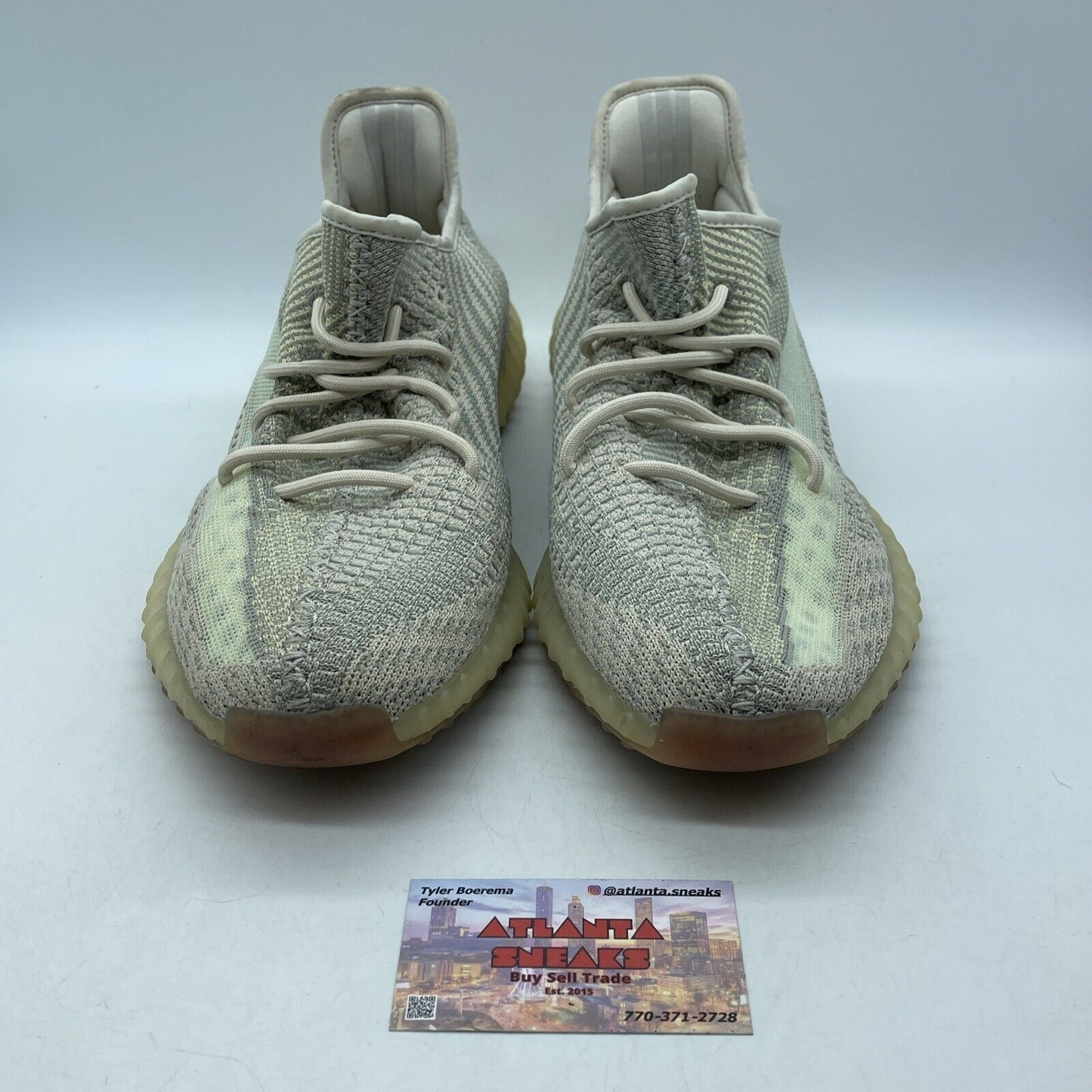 Size 13 - Yeezy Boost 350 V2 Citrin Non-Reflective Blue Tan Suede (FW3042)