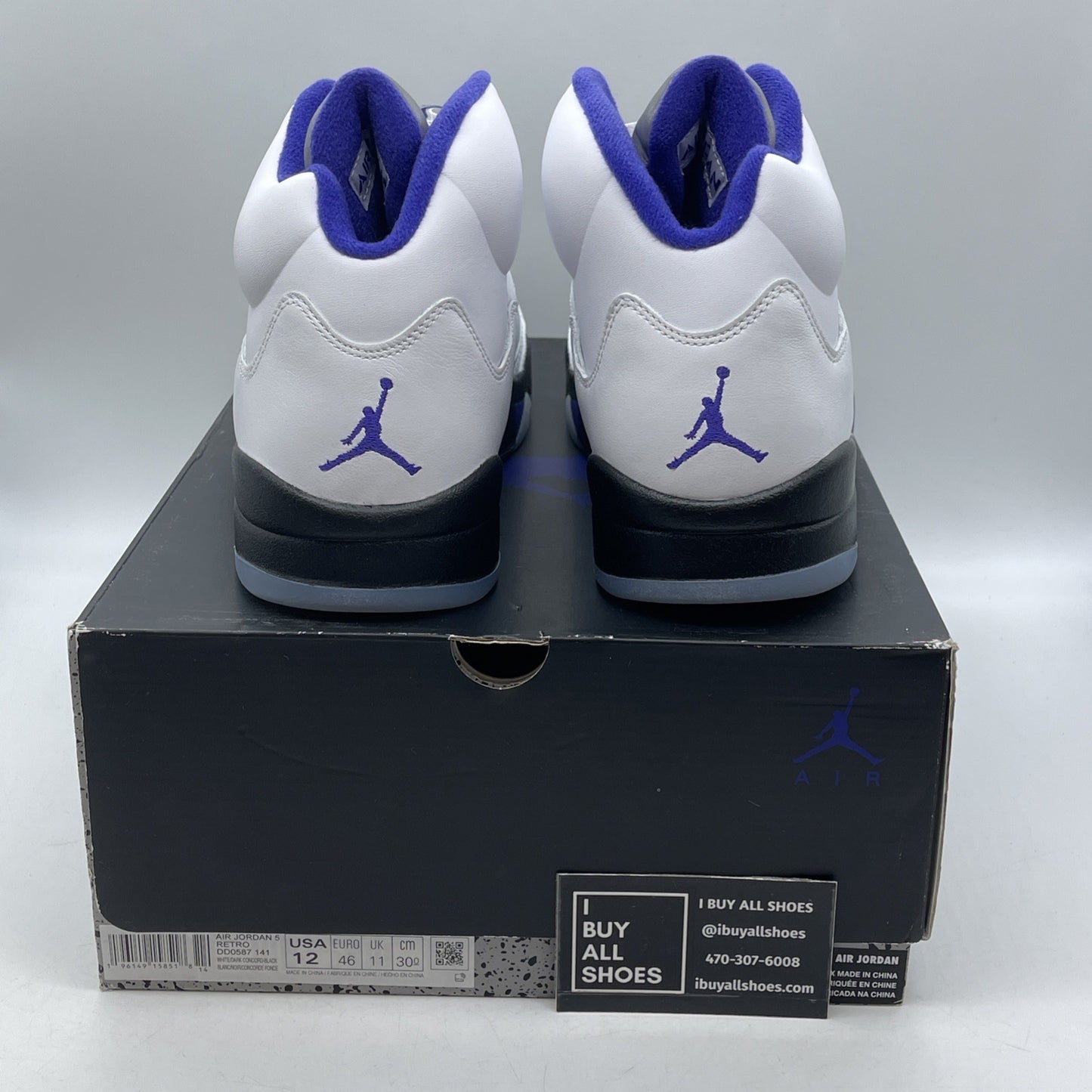 Size 12 - Air Jordan 5 Concord 2022 (DD05587-141)
