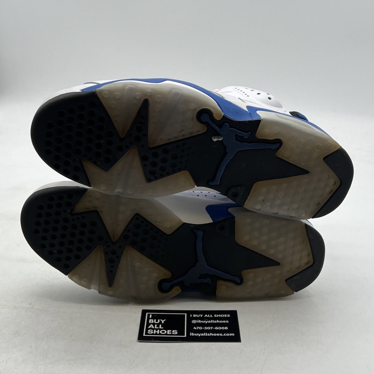Size 8.5 - Air Jordan 6 Retro 2014 Sport Blue (384664-107)