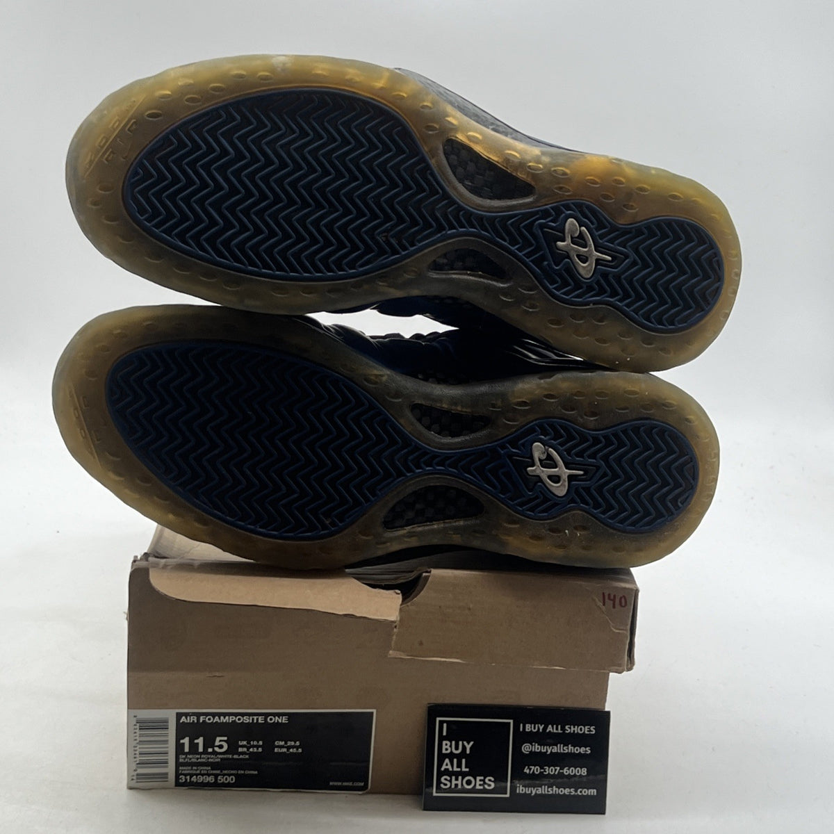 Size 11.5 - Nike Air Foamposite One 2011 Royal (314996-500)