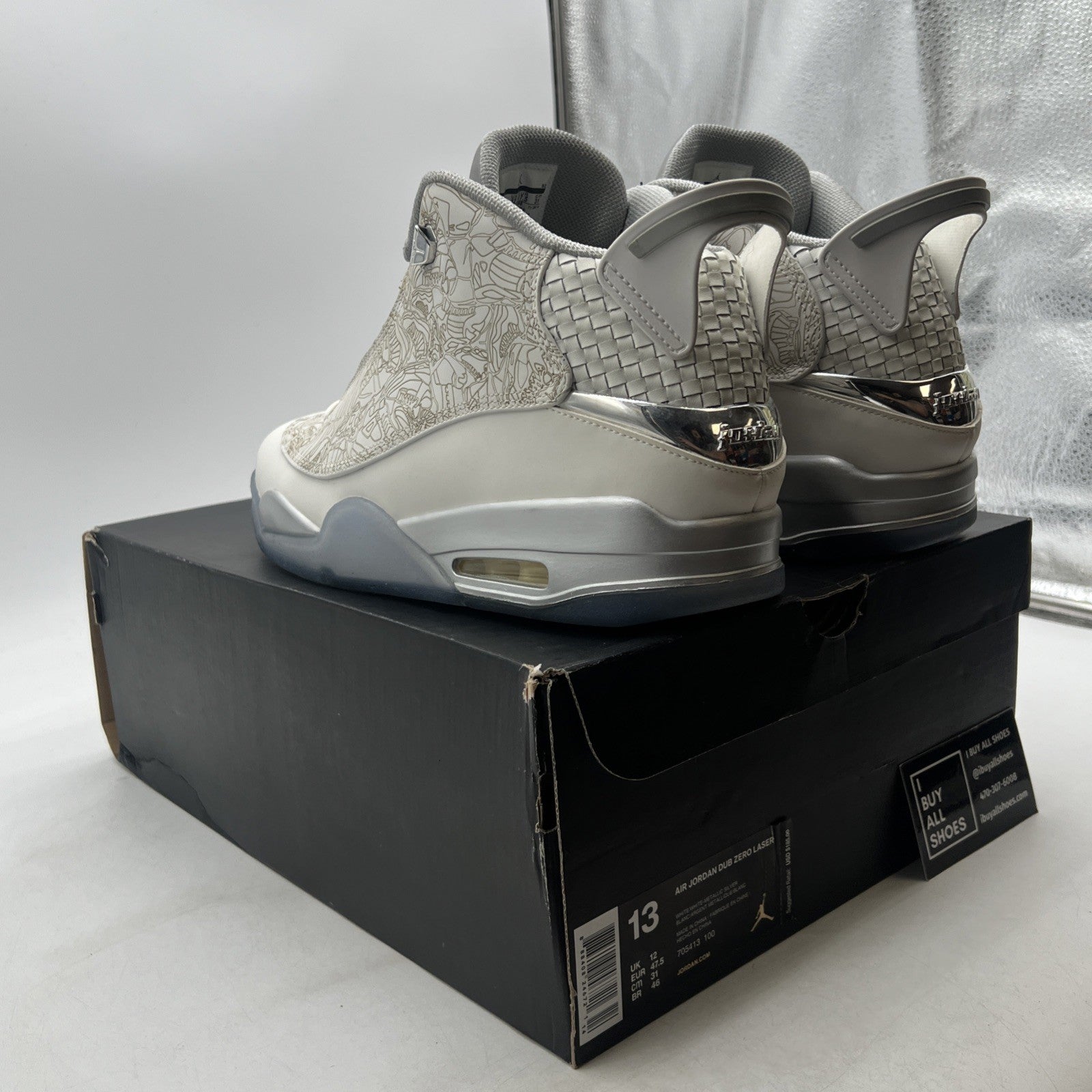 Size 13 - Air Jordan Dub Zero Laser (705413-100)