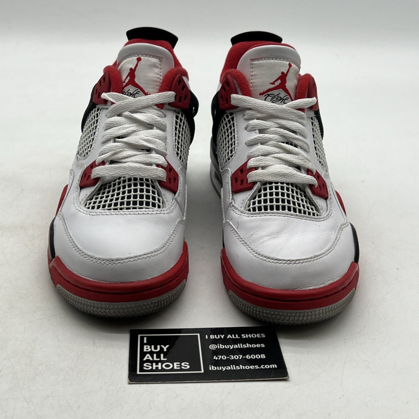 Size 5.5Y - Air Jordan 4 Retro Fire Red 2020 (408452-160)