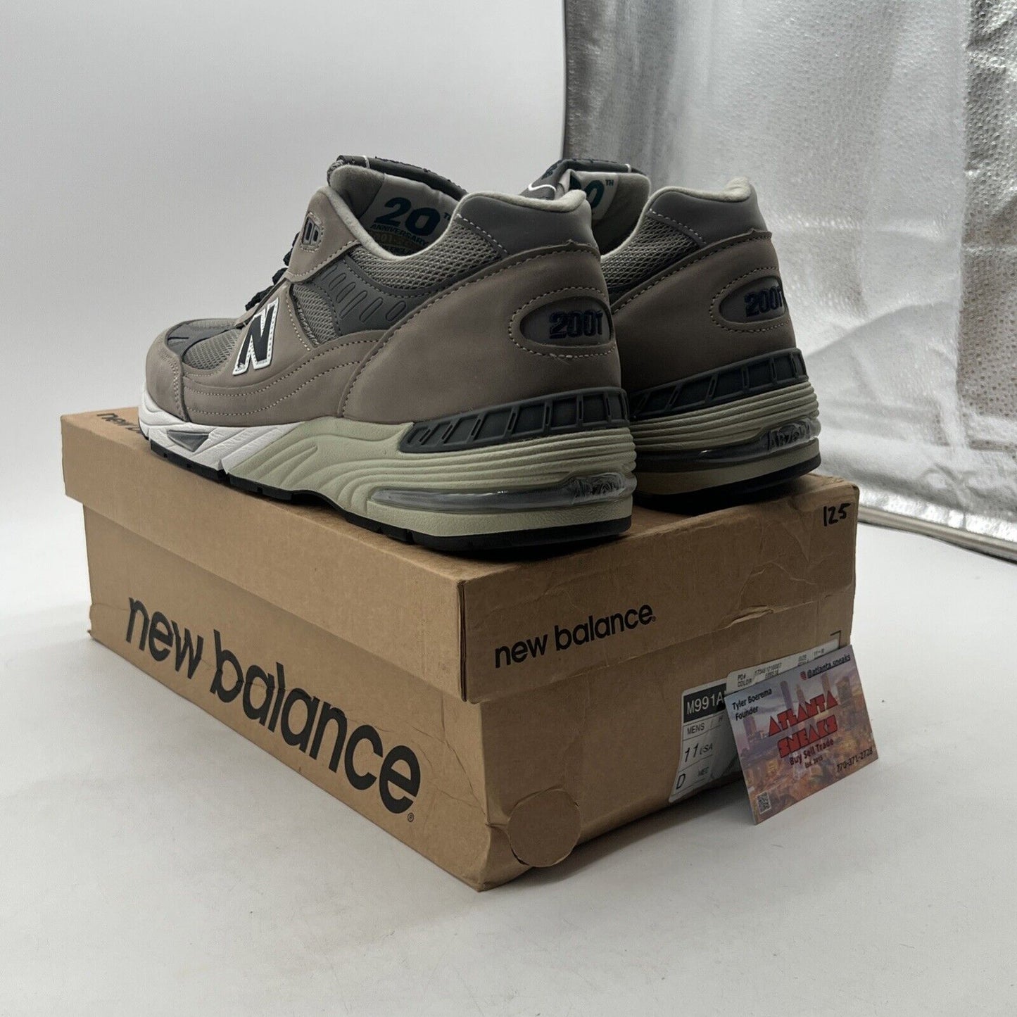 Size 11 - New Balance 991 Made in England 20th Anniversary