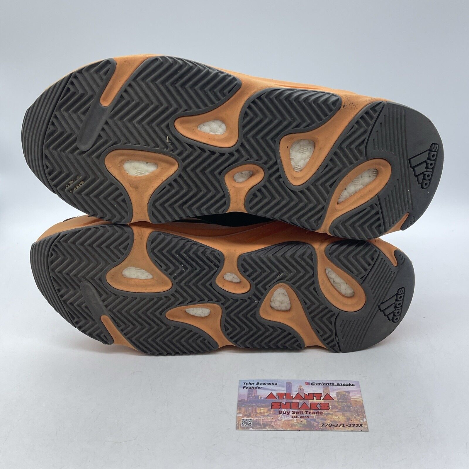 Size 9 - adidas Yeezy Boost 700 Wash Orange Black Grey Suede Leather (GW0296)