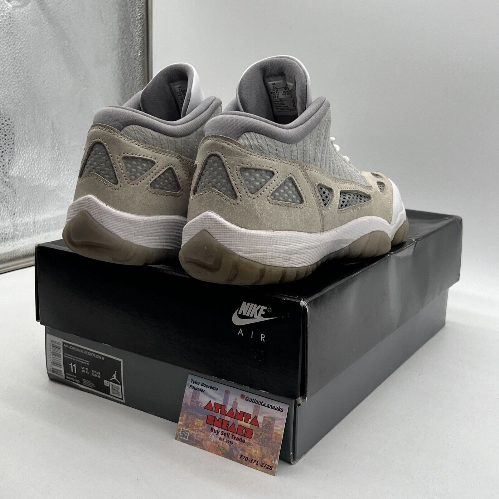 Size 11 - Air Jordan 11 Retro IE Low Light Orewood Brown (919812-102)
