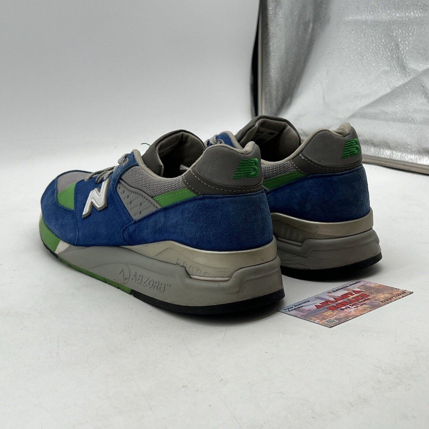 Size 12 - NEW BALANCE 998 x J CREW 'Ultramarine' (M998JC5) RARE