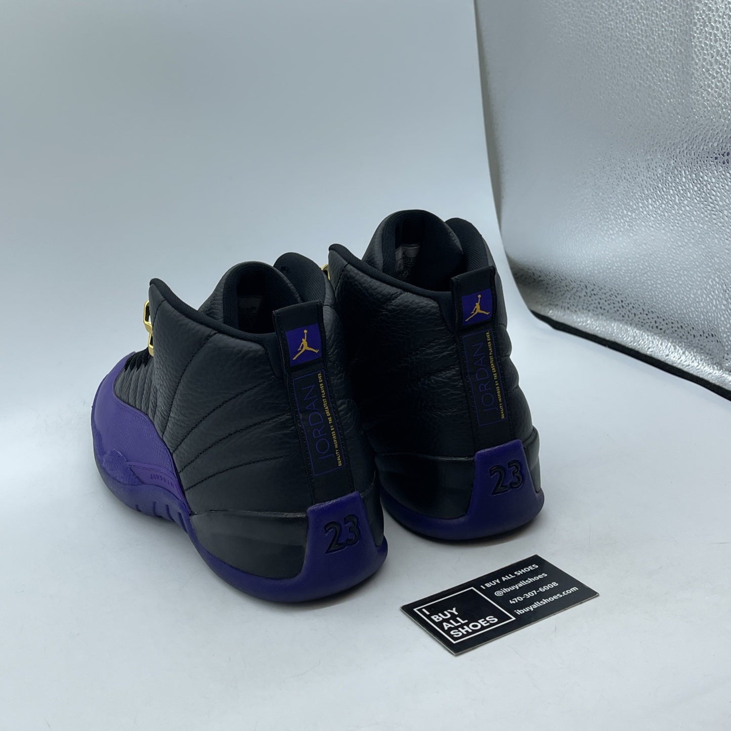 Size 11.5 - Jordan 12 Retro Mid Field Purple Black Leather (CT8013-057)