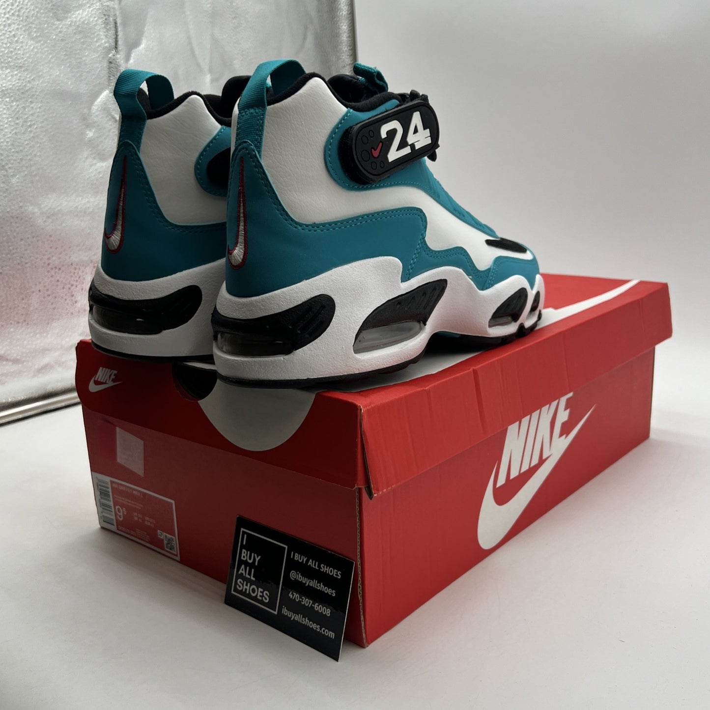 Size 9.5 - Nike Air Griffey Max 1 Aquamarine (DQ8578-300)