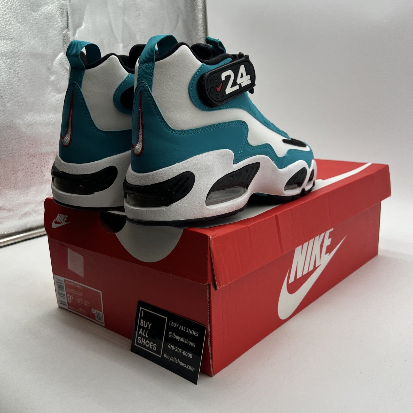 Size 9.5 - Nike Air Griffey Max 1 Aquamarine (DQ8578-300)