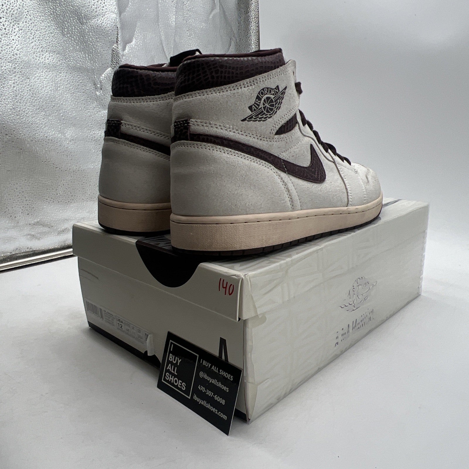 Size 12 - Air Jordan 1 OG x A Ma Maniere High Airness (DO7097-100)