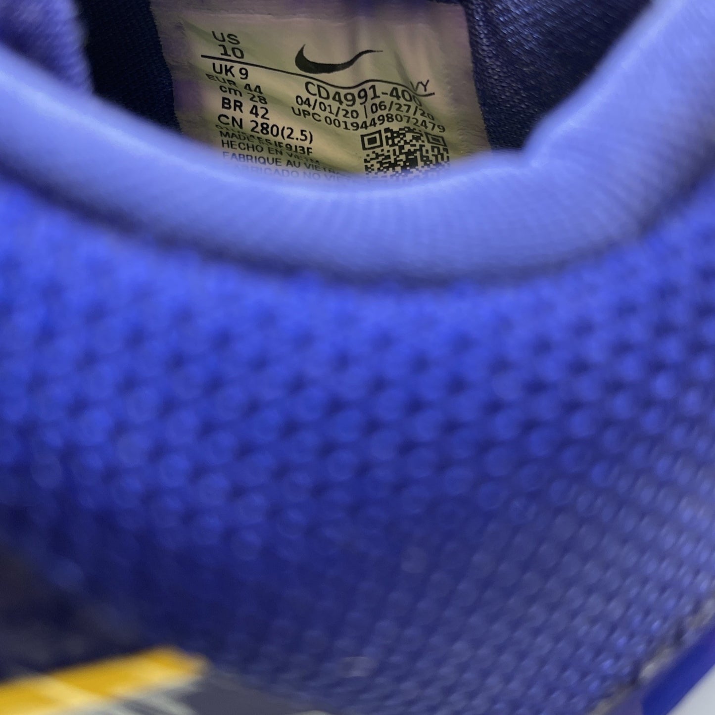 Size 10 - Nike Zoom Kobe 5 Protro 2020 5 Rings Blue Yellow Suede (CD4991400)
