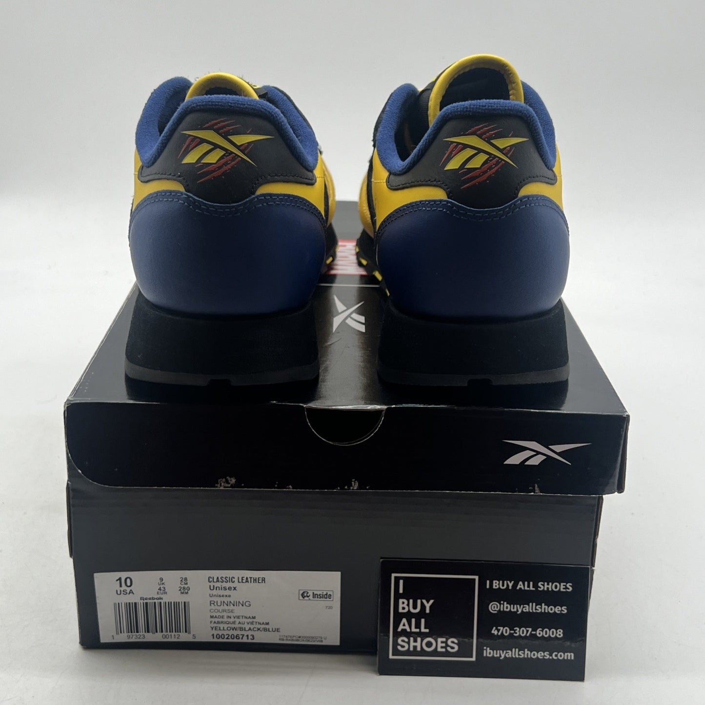 Size 10 - Reebok Marvel x Classic Leather Wolverine (100206713)