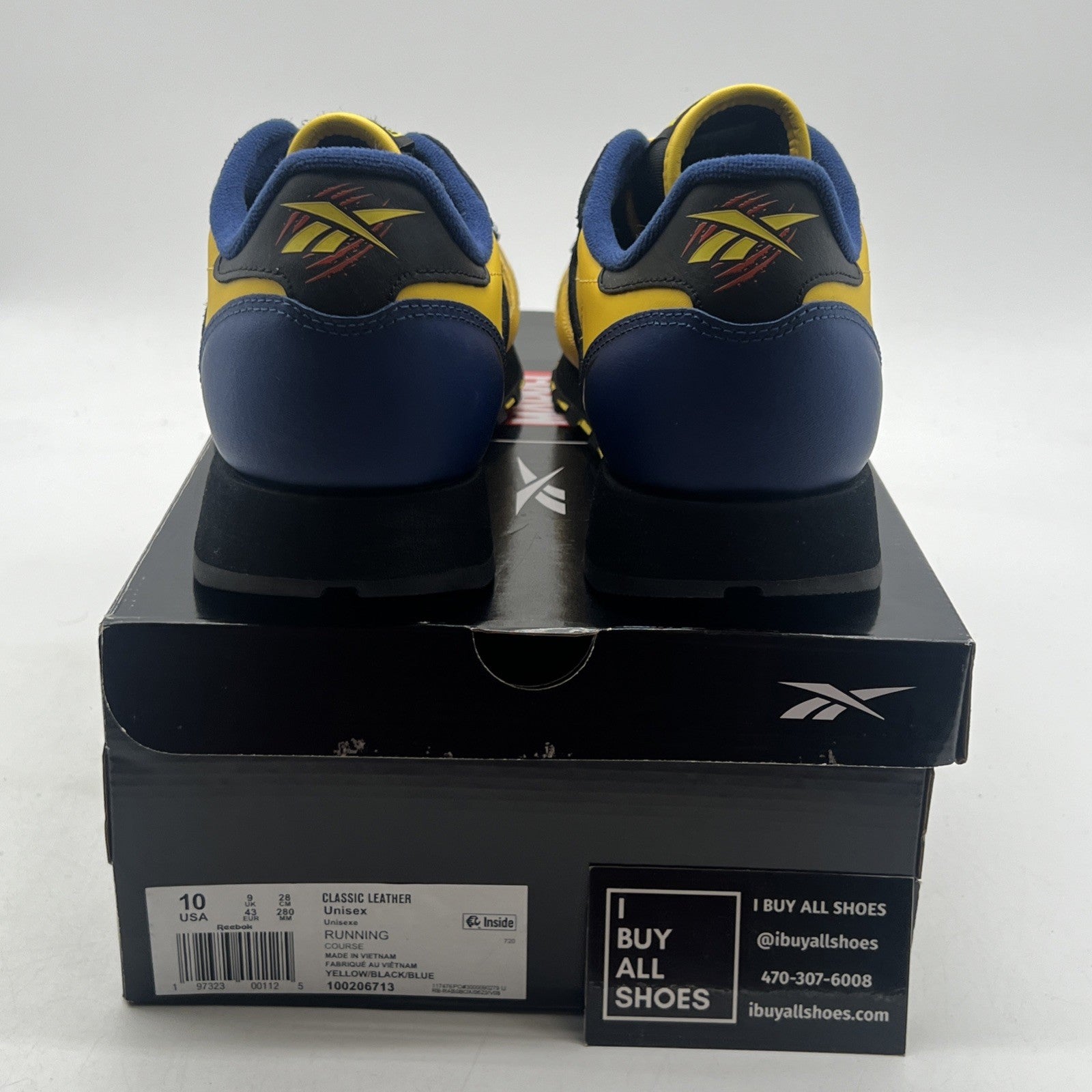 Size 10 - Reebok Marvel x Classic Leather Wolverine (100206713)