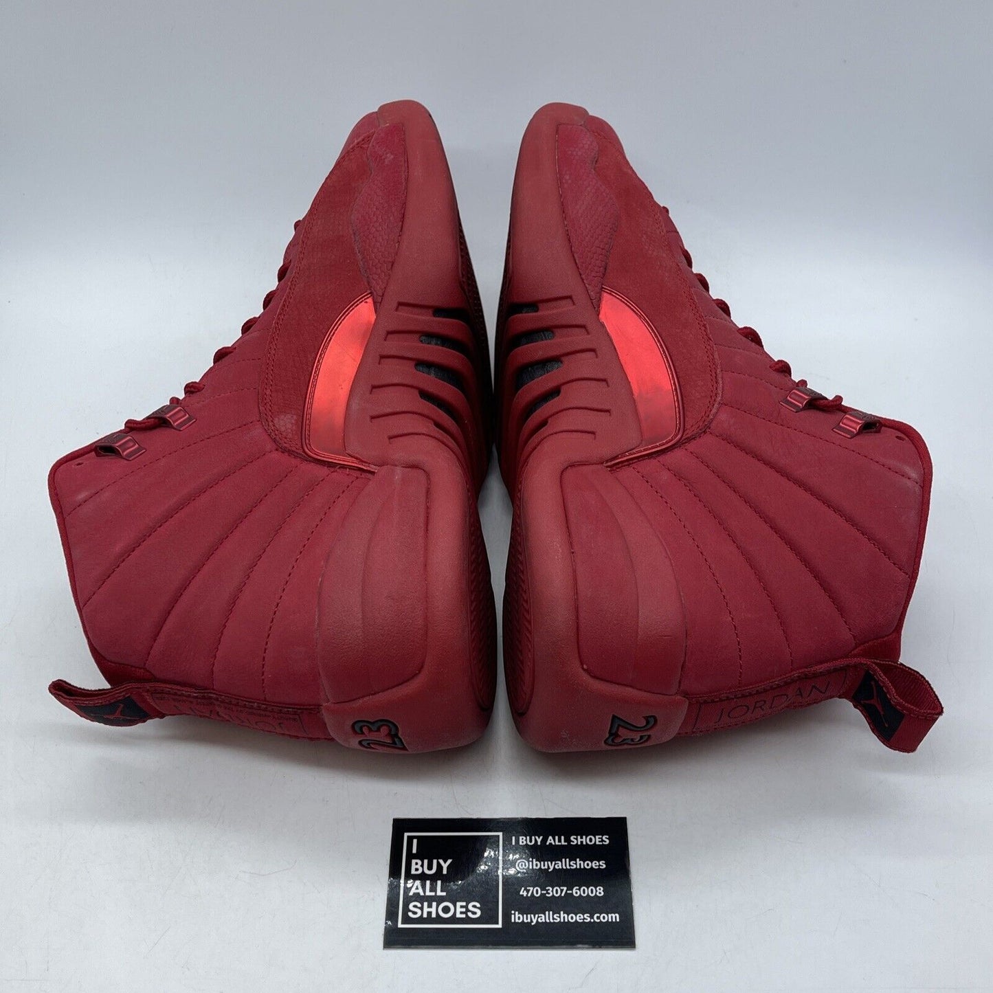Size 13 - Air Jordan 12 Retro Gym Red Black Suede Leather (130690-601)