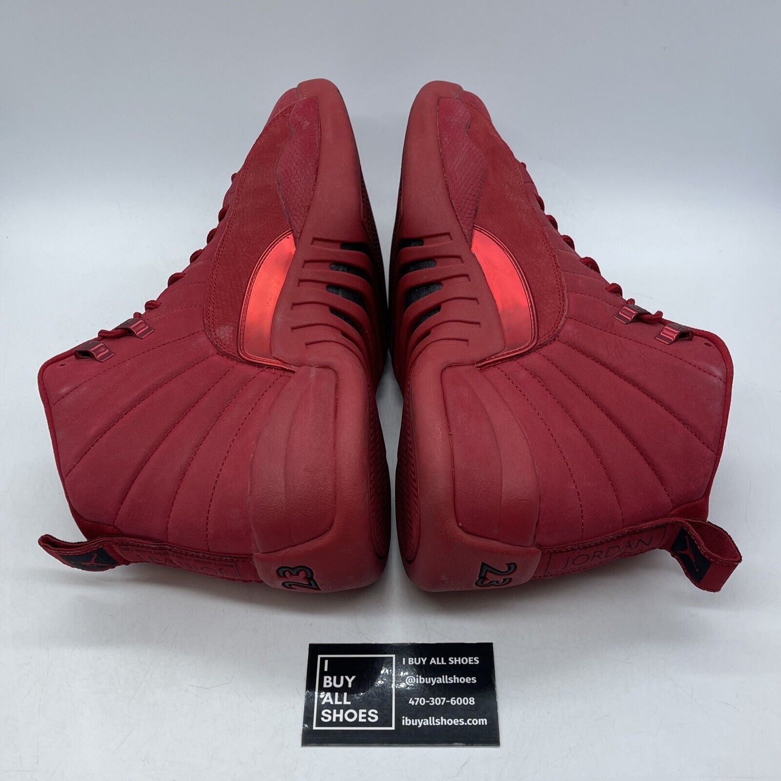 Size 13 - Air Jordan 12 Retro Gym Red Black Suede Leather (130690-601)
