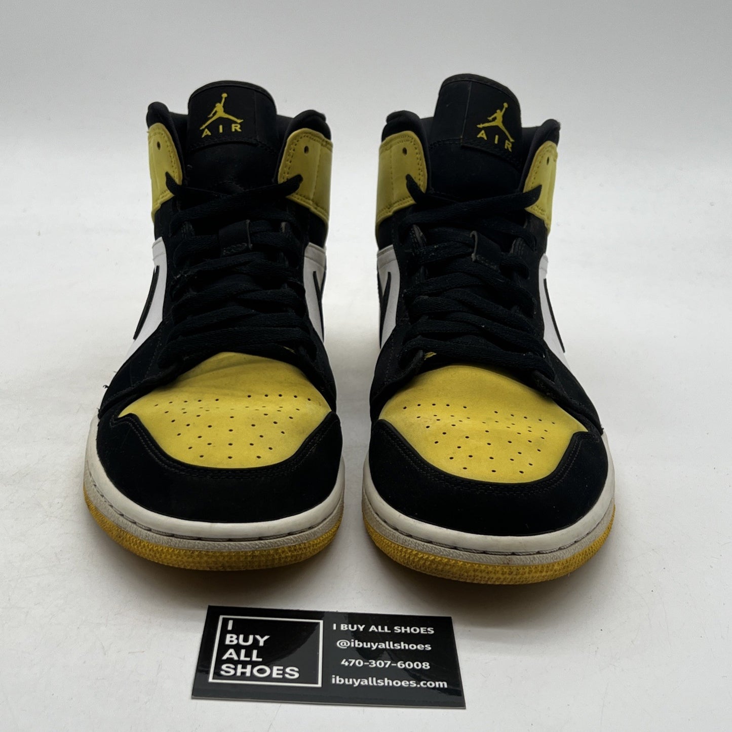 Size 11 - Air Jordan 1 SE Mid Yellow Toe (852542-071)